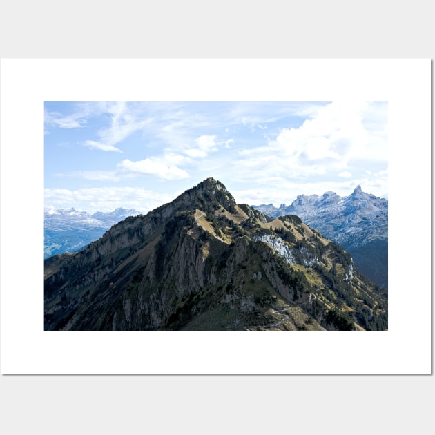 Panorama Swiss Alps II / Swiss Artwork Photography Wall Art by RaphaelWolf